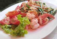 Thai Fried Noodles with Prawns